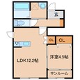 フィオーレ富久の間取図