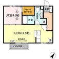 メルメゾン　ｓの間取図