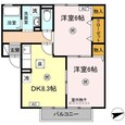 ヴィルフィル　C棟の間取図