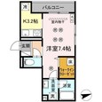 パーシモン駅南Ⅱの間取図