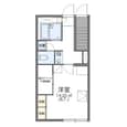 レオパレス安倍の間取図