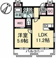 nfツインズA棟の間取図
