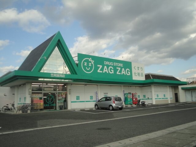 物件外観写真5　(ザグザグ笠岡富岡店（ドラッグストア）まで443ｍ)