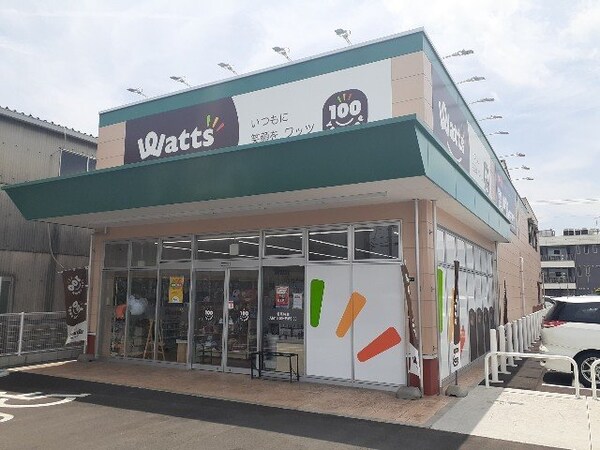 周辺環境(ワッツ新涯ハローズ店まで425m)