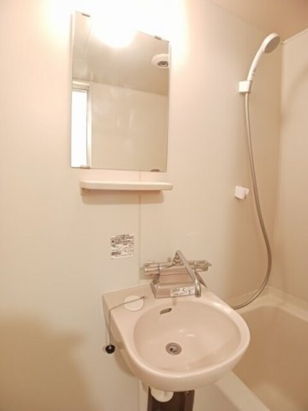 洗面・脱衣所(明るい洗面所です)