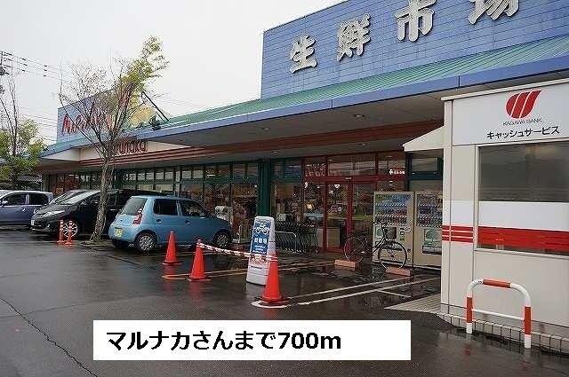物件外観写真5　(マルナカさんまで700m)