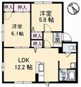 シーサイドDIAS D館の間取図