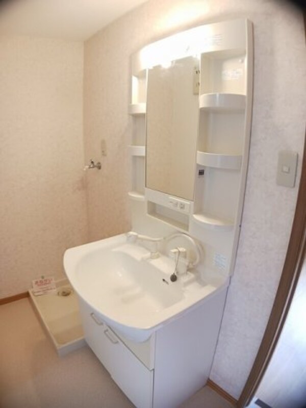 洗面・脱衣所(スペースが確保できる洗面所です)