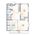 プラザ南白土Ⅰの間取図