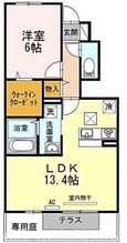 ミ シェール エクラの間取図