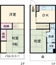共栄住宅アパートの間取図