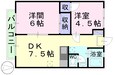 パナハイツ総社１の間取図