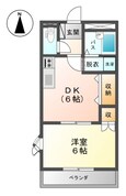 山陽本線（中国） 倉敷駅 2階建 築27年の間取図