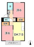 山陽本線（中国） 倉敷駅 2階建 築34年の間取図