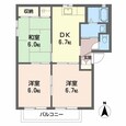 宇野線<宇野みなと線> 妹尾駅 2階建 築23年の間取図