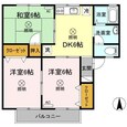 セジュール花尻 A棟の間取図