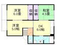 ハーベスト川入の間取図