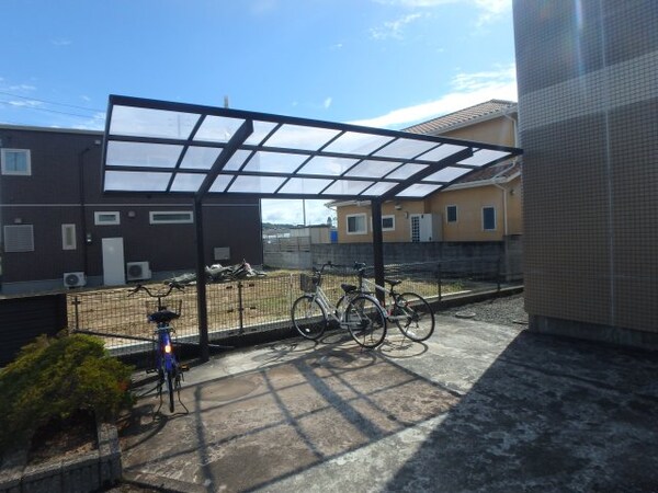 建物設備(田ノ上　１K　駐輪場)