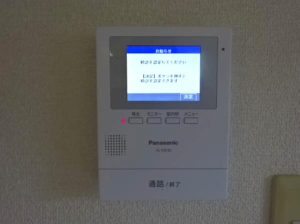 セキュリティ(カメラ付インターホン)