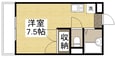 宇野線<宇野みなと線> 茶屋町駅 2階建 築29年の間取図