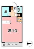 吉備線<桃太郎線> 吉備津駅 2階建 築29年の間取図