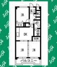 名古屋市営地下鉄桜通線 相生山駅 3階建 築29年の間取図
