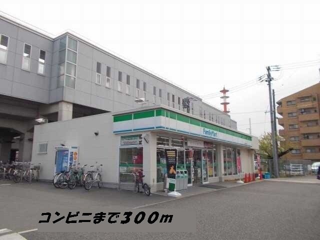 物件外観写真3　(ファミリーマートまで300m)