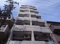 名鉄瀬戸線 森下駅 7階建 築38年の外観写真