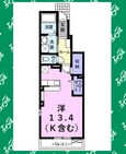サン　ミリューの間取図