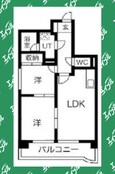 名古屋市営地下鉄名港線 六番町駅 8階建 築32年の間取図