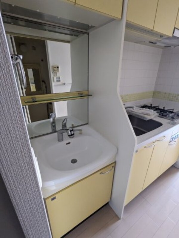 洗面・脱衣所(※写真は同じマンションの違う部屋のものになります。)