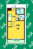 名古屋市営地下鉄鶴舞線 浄心駅 3階建 築34年の間取図