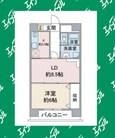 名古屋市営地下鉄名城線 平安通駅 5階建 築48年の間取図