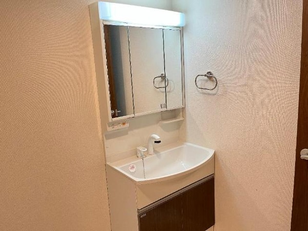 洗面・脱衣所(洗髪洗面化粧台（3面鏡）)