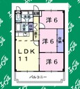 ブルージュ名和の間取図