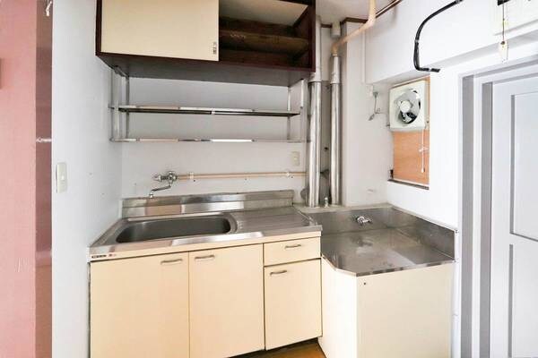 キッチン(ビレッジハウスの同一物件・同一タイプの間取りの写真です)