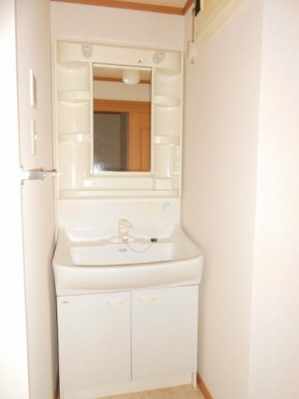 洗面・脱衣所(忙しい朝には欠かせない洗面所です)