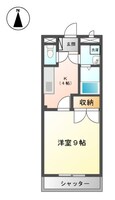 向学ハイツ歓の間取図
