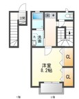 apartment IN WESTの間取図