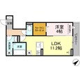 D-room沖野上Ⅱの間取図