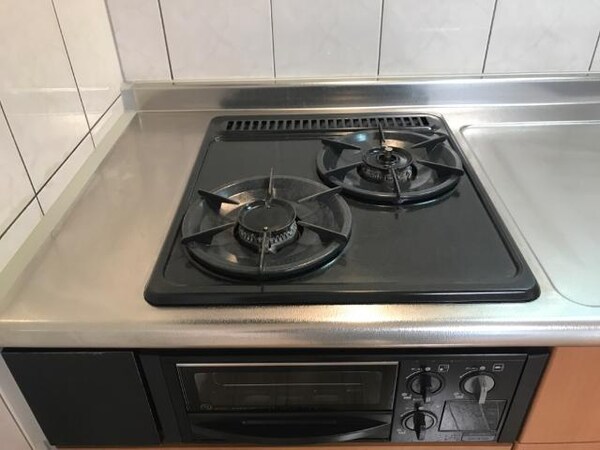 キッチン(グリル付2口ガスコンロ)