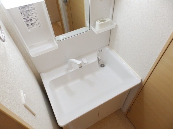 洗面所(同型反転写真です。)