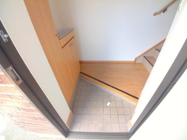 玄関(同型、反転タイプの部屋写真です)