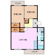 シャイン城山の間取図