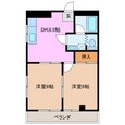 南郊シティハイツの間取図