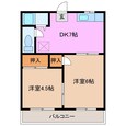 コーポ原の間取図