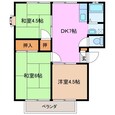 サンシティ奥村の間取図