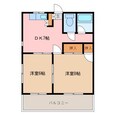 北マンションの間取図