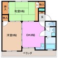 レーベンハイツ中部の間取図