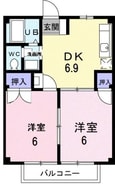 ニューシティ早川の間取図